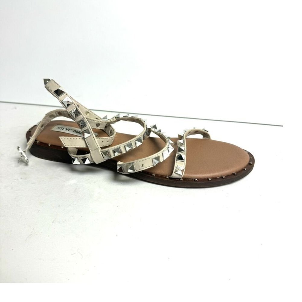 Steve Madden Womens Travel Sandal White Size 8 M